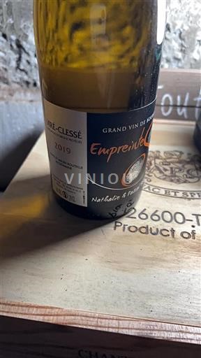 Bourgogne Viré-clessé Nathalie Et Pascal Bonhomme Empreinte 2019