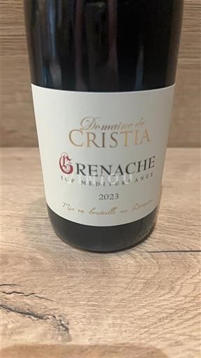 Provence, Lower Rhône Valley, Corsica Mediterranean Cristia Grenache 2023