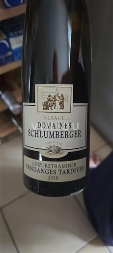 Alzacija Schlumberger Vendanges Tardives 2018