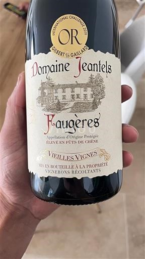Linguadoca Faugères Domaine Jeantels Vieilles Vignes 2018