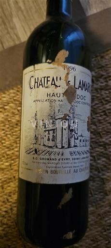 Bordeaux Haut-Médoc Château Lamarque 1996