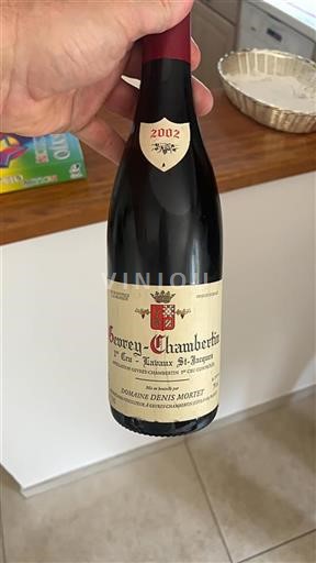 Bourgogne Gevrey-chambertin Premier Cru Denis Mortet Lavaux St-Jacques 2002