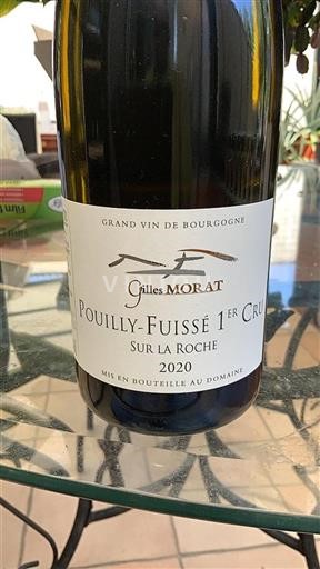 Borgogna Pouilly-fuissé Premier Cru Gilles Morat Sur la Roche 2020