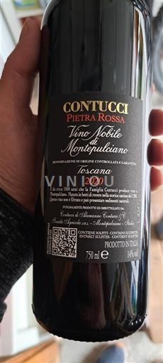 Toscane Vino Nobile di Montepulciano Contucci Pietra Rossa 2020