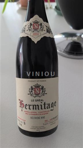 Vallée du Rhône Hermitage M. Sorrel Le Gréal 2014