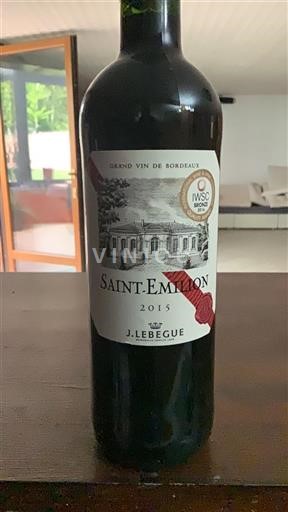 Burdeos Saint-Émilion J. Lebègue 2015