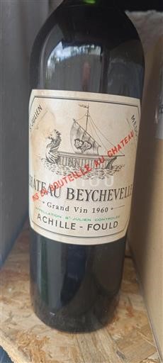 Bordeaux Saint-Julien Grand Cru Château Beychevelle 1960
