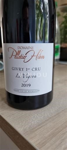 Borgoña Givry Premier Cru Domaine Pelletier Hibon Le Vigron 2019