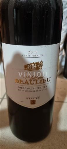 Bordeaux Bordeaux Supérieur Château Beaulieu Premium 2019