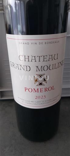 Bordeaux Pomerol Château Grand Moulinet 2023