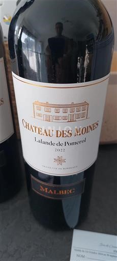 Burdeos Lalande-de-Pomerol Château Des Moines Malbec 2022