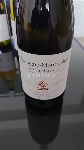 Bourgogne Chassagne-montrachet Premier Cru Domaine Pierre Brazey 1er Cru Morgeot 2019