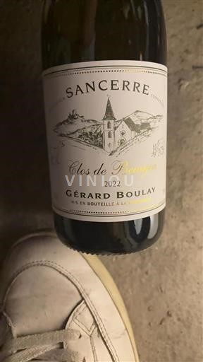 Valle del Loira Sancerre Gérard Boulay Clos de Beaujeu 2022