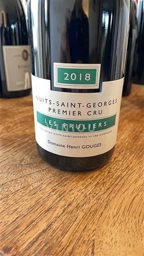 Bourgogne Nuits-Saint-Georges Premier Cru Domaine Henri Gouges Les Pruliers 2018