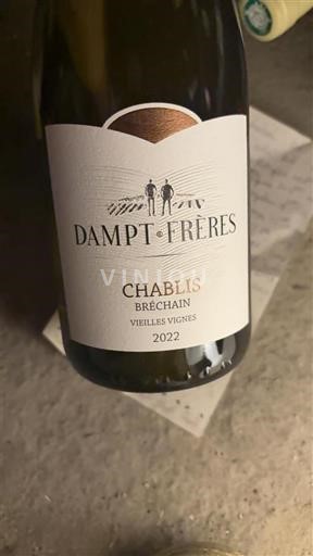 Bourgondië Chablis Dampt Frères Bréchain Vieilles Vignes 2022