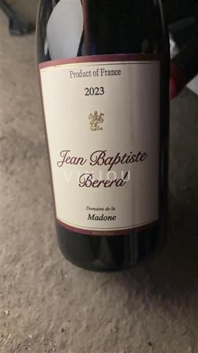 Beaujolais Fleurie Domaine La Madone Jean Baptiste Bererd 2023