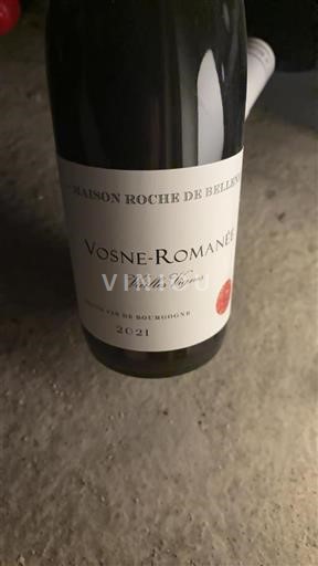 Burgundy Vosne-Romanée Maison Roche De Bellene Vieilles Vignes 2021