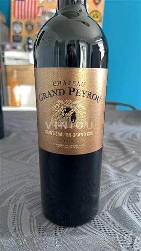Bordeaux Saint-Émilion Grand Cru Château Grand Peyrou 2022 2022