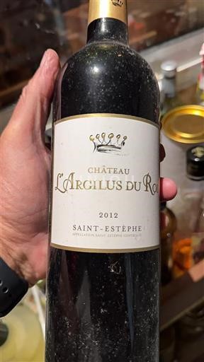 Bordeaux Saint-Estèphe Château L'argilus Du Roi 2012