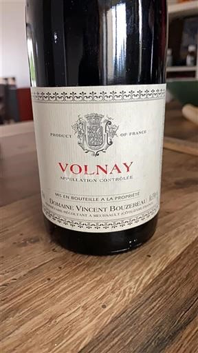 Bourgogne Volnay Domaine Vincent Bouzereau 2016