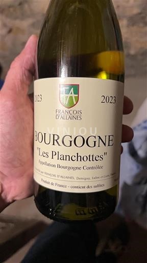 Borgogna François Allaines Les Planchottes 2023