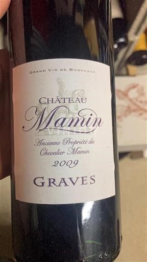 Bordeaux Graves Château Mamin 2009