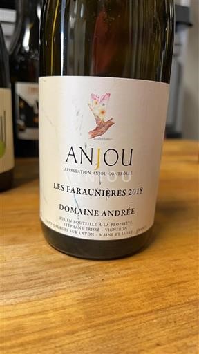 Loiren laakso Anjou Domaine Andrée Les Faraunières 2018