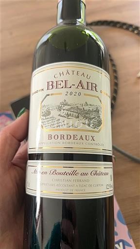 Bordeaux Château Belair 2020