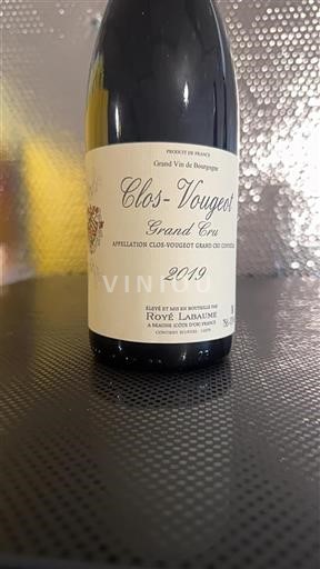 Burgund Clos-de-Vougeot Grand Cru Roye Labaume 2019