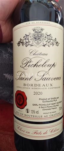 Bordeaux Château Picheloup Saint Sauveur 2020