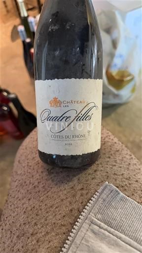 Valle del Rodano Côtes-du-Rhône Château Les Quatre Filles 2012