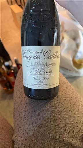 Údolí Rhôny Vacqueyras Domaine Le Sang Des Cailloux de Lopy 2013