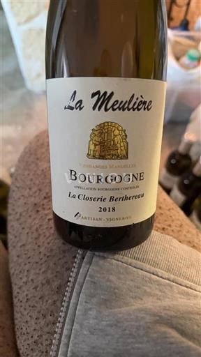 Burgundy Domaine La Meulière La Closerie Bertheau 2018