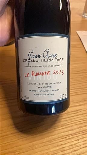Údolí Rhôny Crozes-Hermitage Yann Chave Le Rouvre 2023