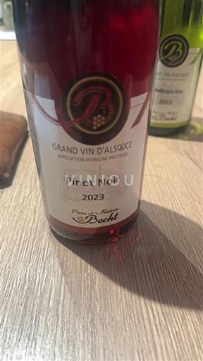 Alsasko Pierre Et Frédéric Becht Pinot Noir 2023