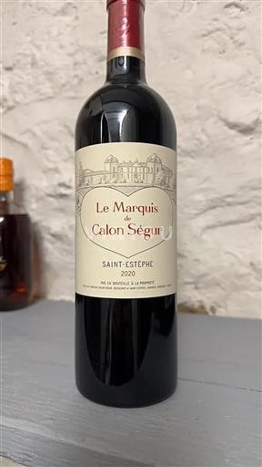 Bordeaux Saint-Estèphe Calon Ségur Le Marquis de Calon Ségur 2020