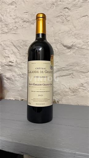 Bordeaux Saint-Émilion Grand Cru Grand Cru Château Lalande De Gravet Cuv%c3%a9e Caperot 2021