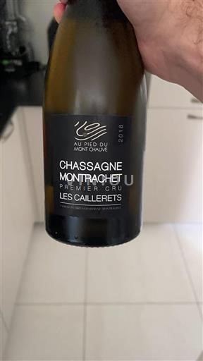 Burgundsko Chassagne-montrachet Premier Cru Domaine Au Pied Du Mont Chauve Les Caillerets 2018