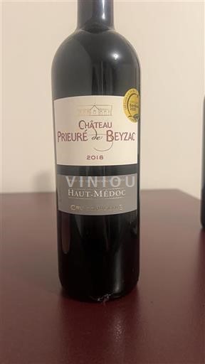 Burdeos Haut-Médoc Cru Bourgeois Château Prieuré De Beyzac 2018