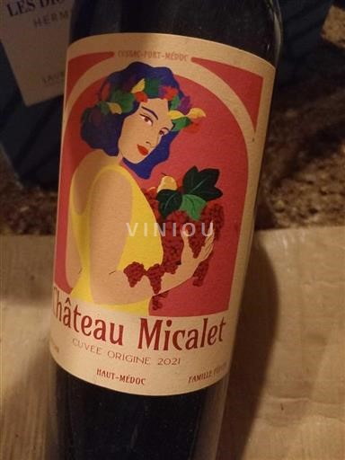 Bordeaux Haut-Médoc Château Micalet Origine 2021