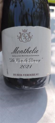 Burgundy Monthélie Domaine Huberverdereau La Combe Danay 2021