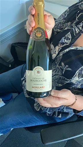 Vin Blanc demi-sec Moillard Non millésimé France Bourgogne Crémant-de-bourgogne AOC