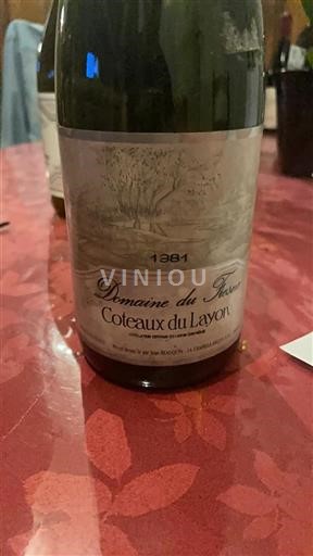 Údolí Loiry Coteaux-du-Layon Château Fresne 1981