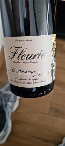 Beaujolais Fleurie Yvon Metras Le Printemps 2023