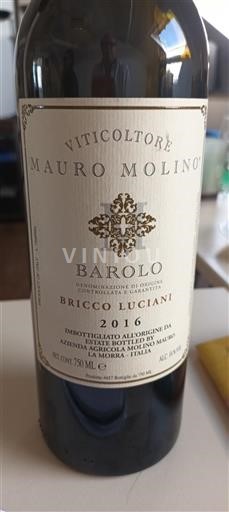 Piëmont Barolo Mauro Molino Bricco Luciani 2016