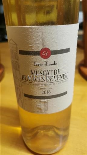 Vallée du Rhône Muscat-de-beaumes-de-venise Terre Blonde 2016