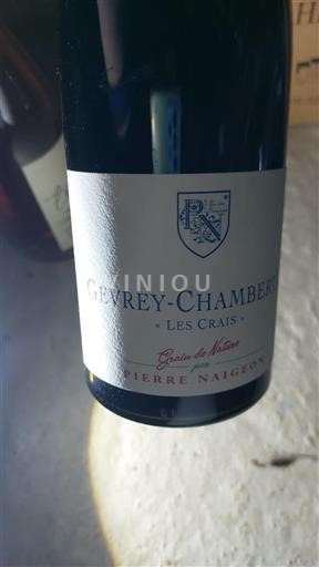 Borgoña Gevrey-Chambertin Pierre Naigeon Les Crais 2019