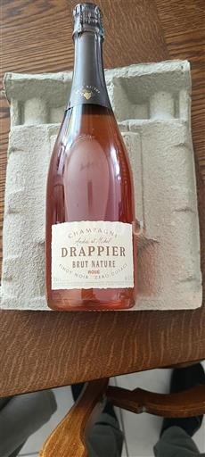 Champanhe Drappier Brut Nature Rosé Não Sazonado
