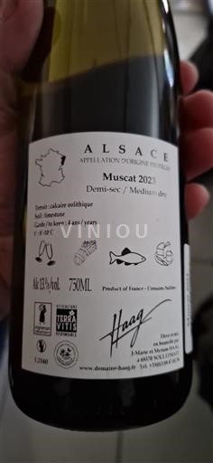 Alsace Domaine Haag 2023
