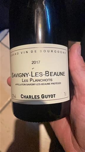 Bourgogne Savigny-lès-Beaune Charles Guyot Les Planchots 2017